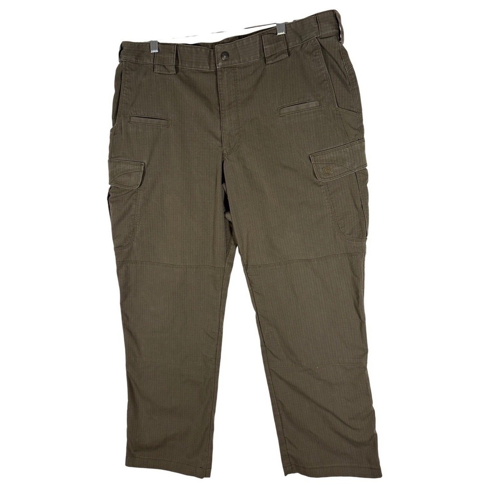 5.11 Tactical Mens Ripstop Cargo Pants Olive Green 38x32 TLBLIN-4196-4
